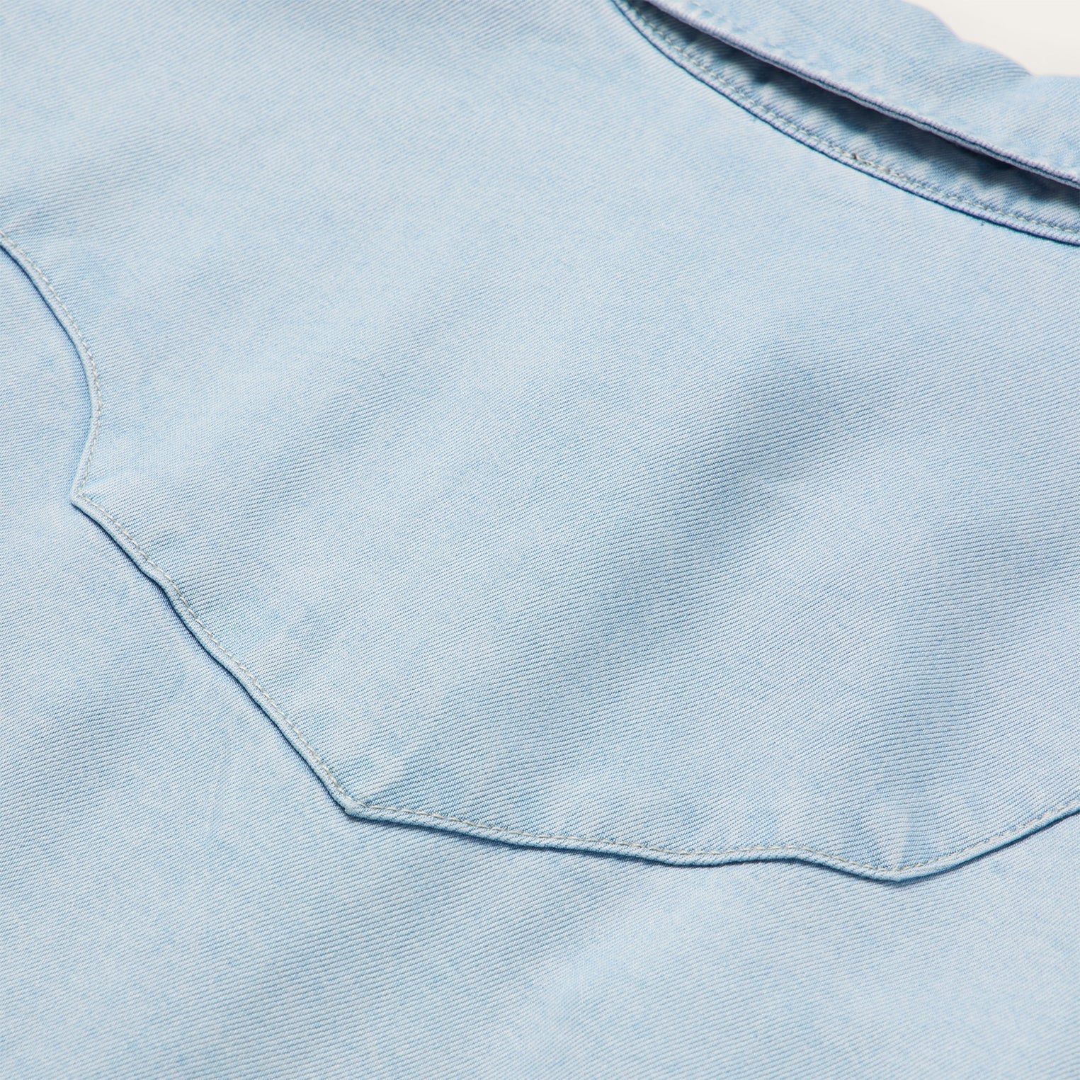 Arrow Pocket Denim Shirt Blue | Stetson