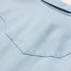 Arrow Pocket Denim Shirt Blue | Stetson
