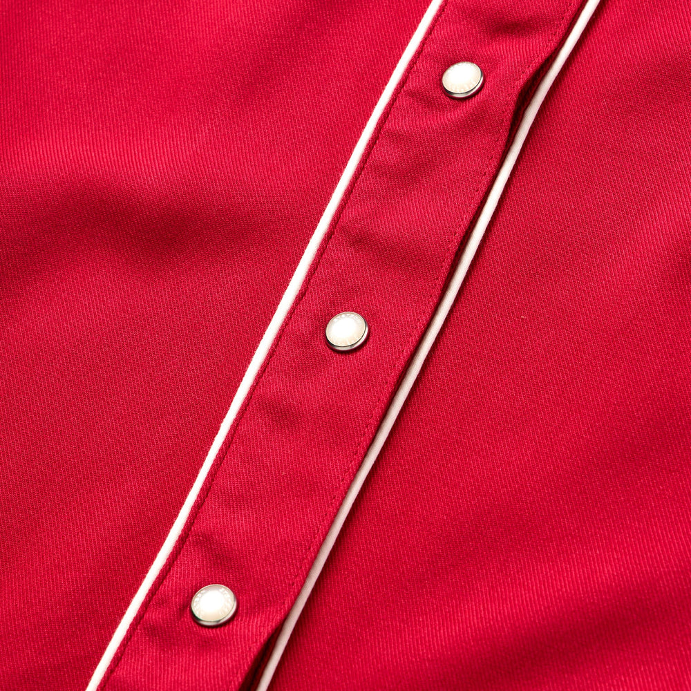 Sleeveless Retro Western Shirt Red | Stetson