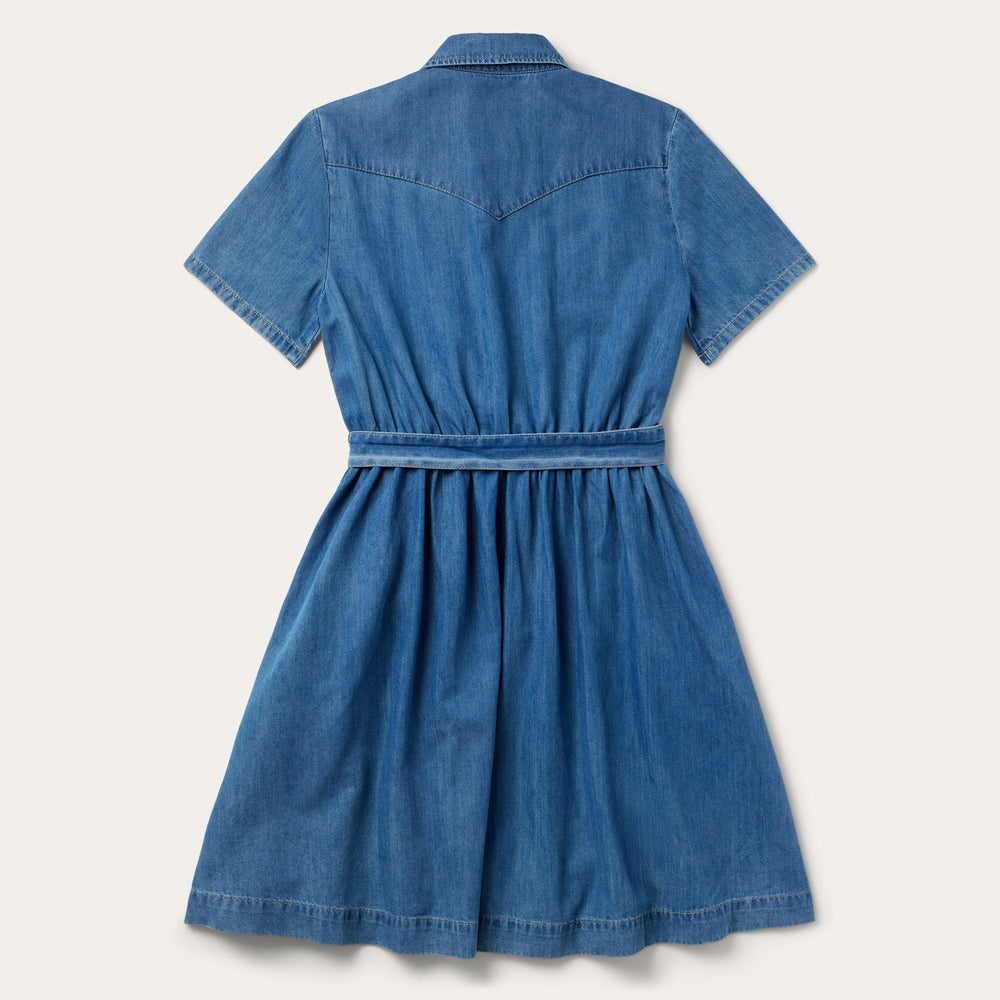 Smile Pocket Denim Dress Blue | Stetson