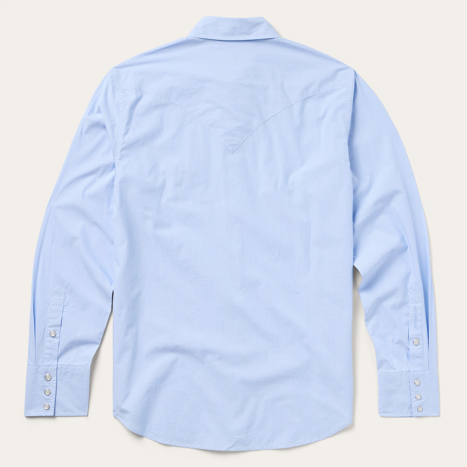Fine Line Stripe Western Shirt Blue | Stetson