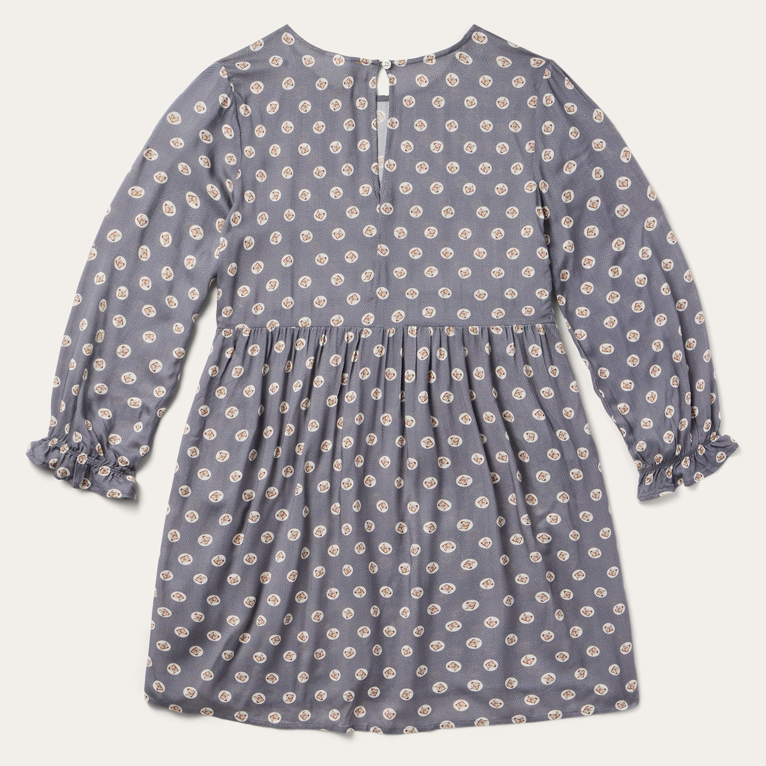 Horse Pennies Print Dress Grey | Stetson