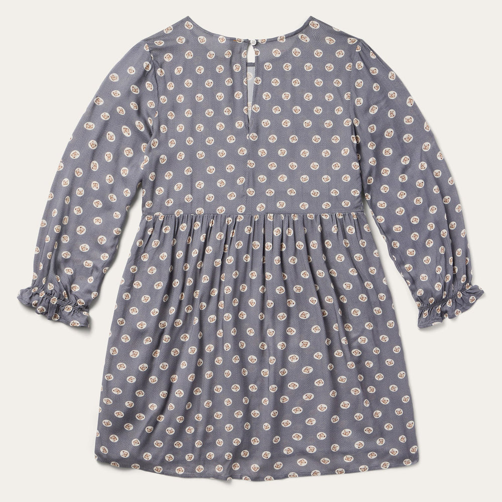Horse Pennies Print Dress Grey | Stetson