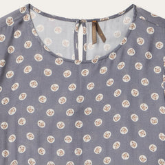 Horse Pennies Print Dress Grey | Stetson