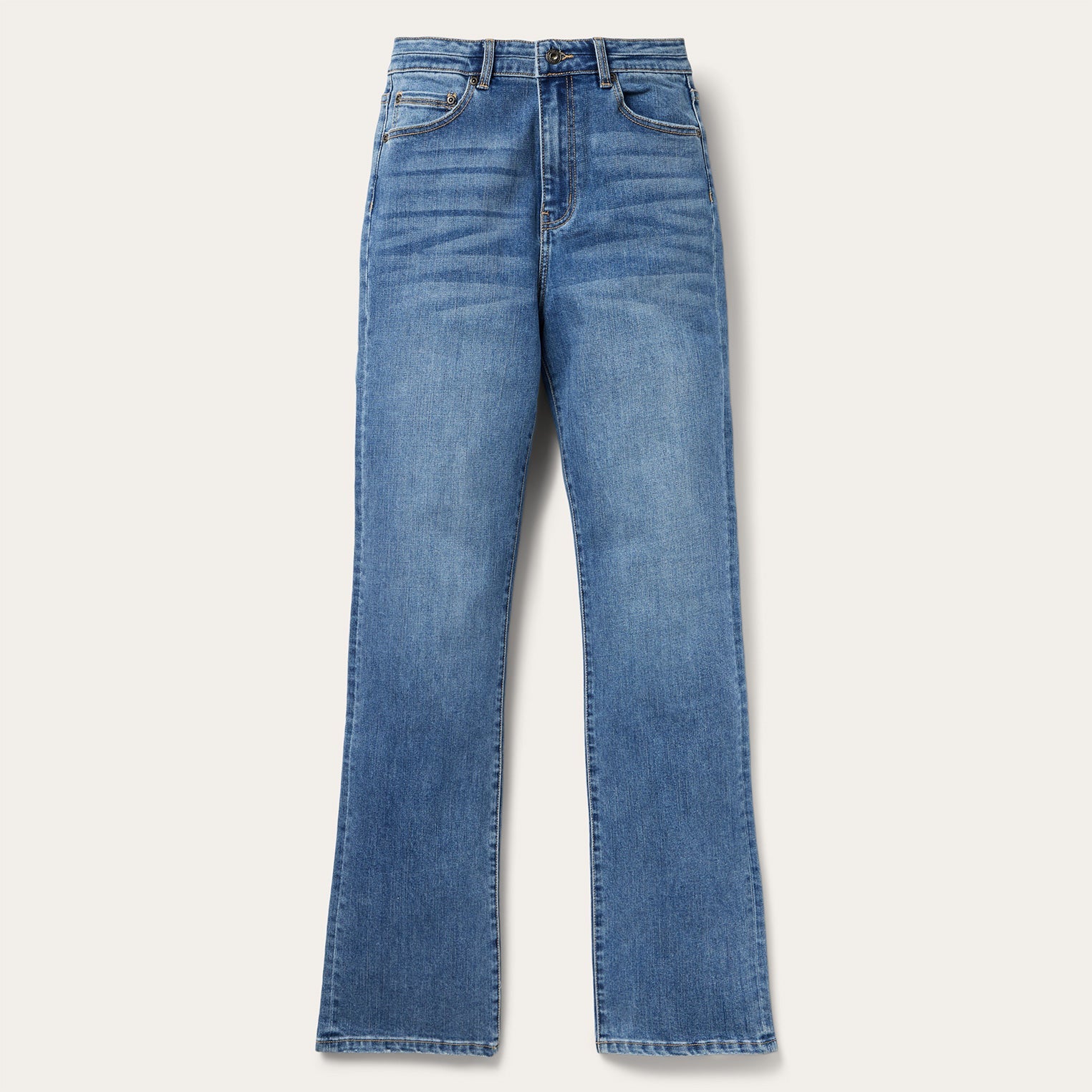915 High Rise Straight Fit Jeans Blue | Stetson