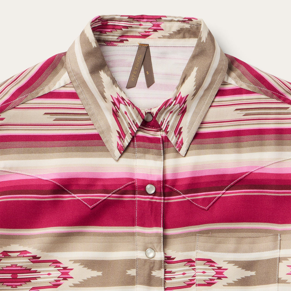Scarlet Serape Western Shirt Red | Stetson