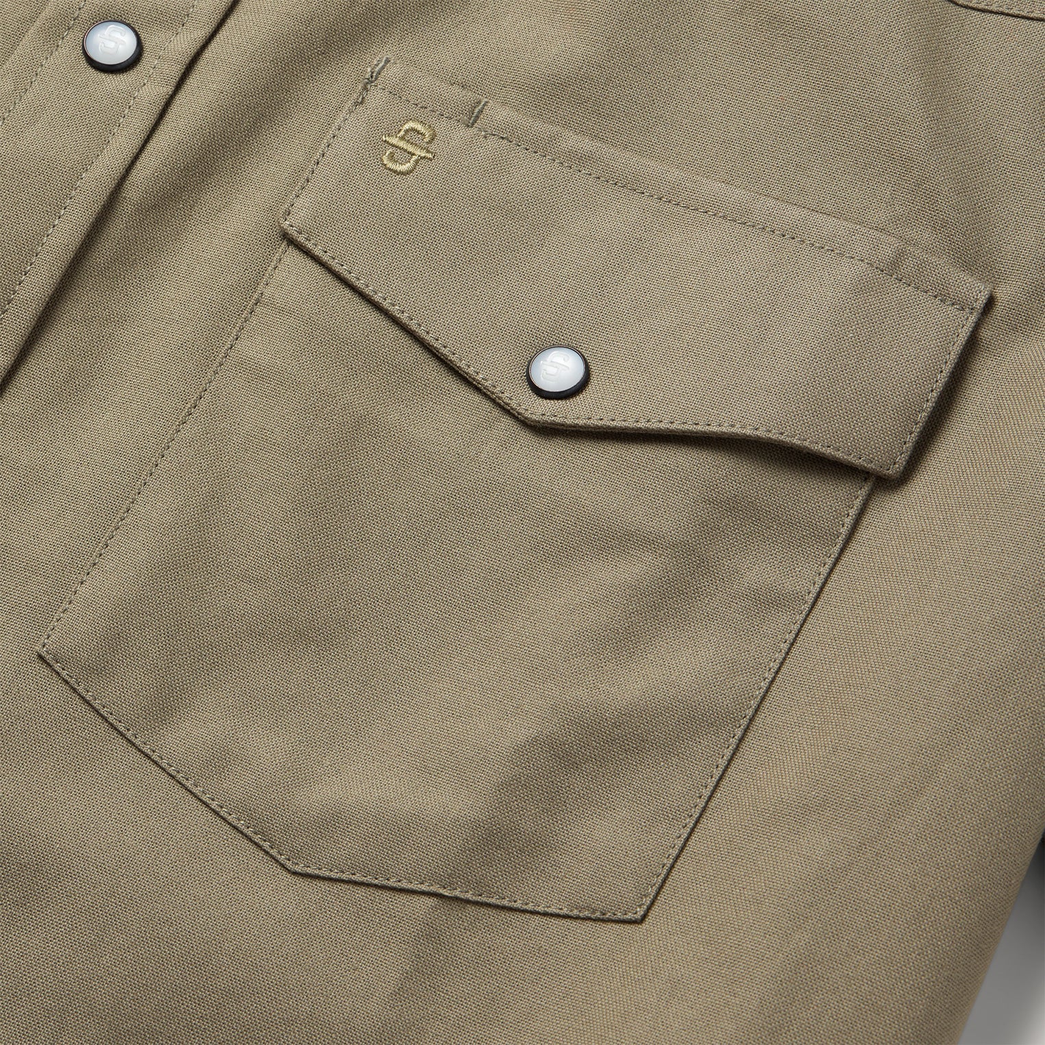Olive Oxford Short Sleeve Western Shirt Olive | Stetson