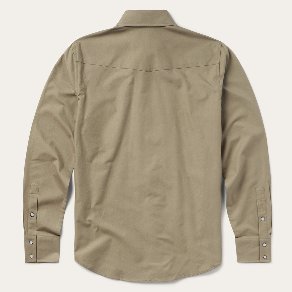 Olive Oxford Western Shirt Olive | Stetson