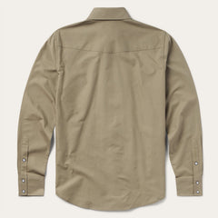 Olive Oxford Western Shirt Olive | Stetson