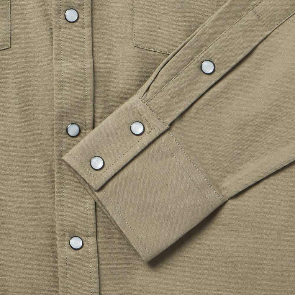 Olive Oxford Western Shirt Olive | Stetson