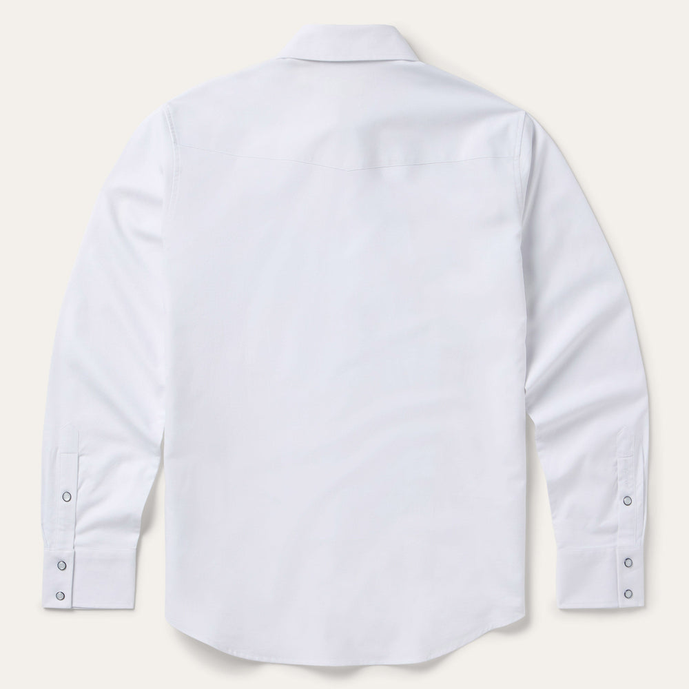 White Oxford Western Shirt White | Stetson
