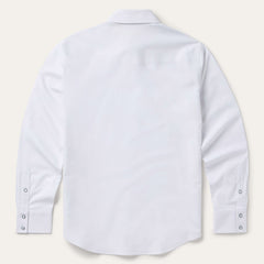 White Oxford Western Shirt White | Stetson