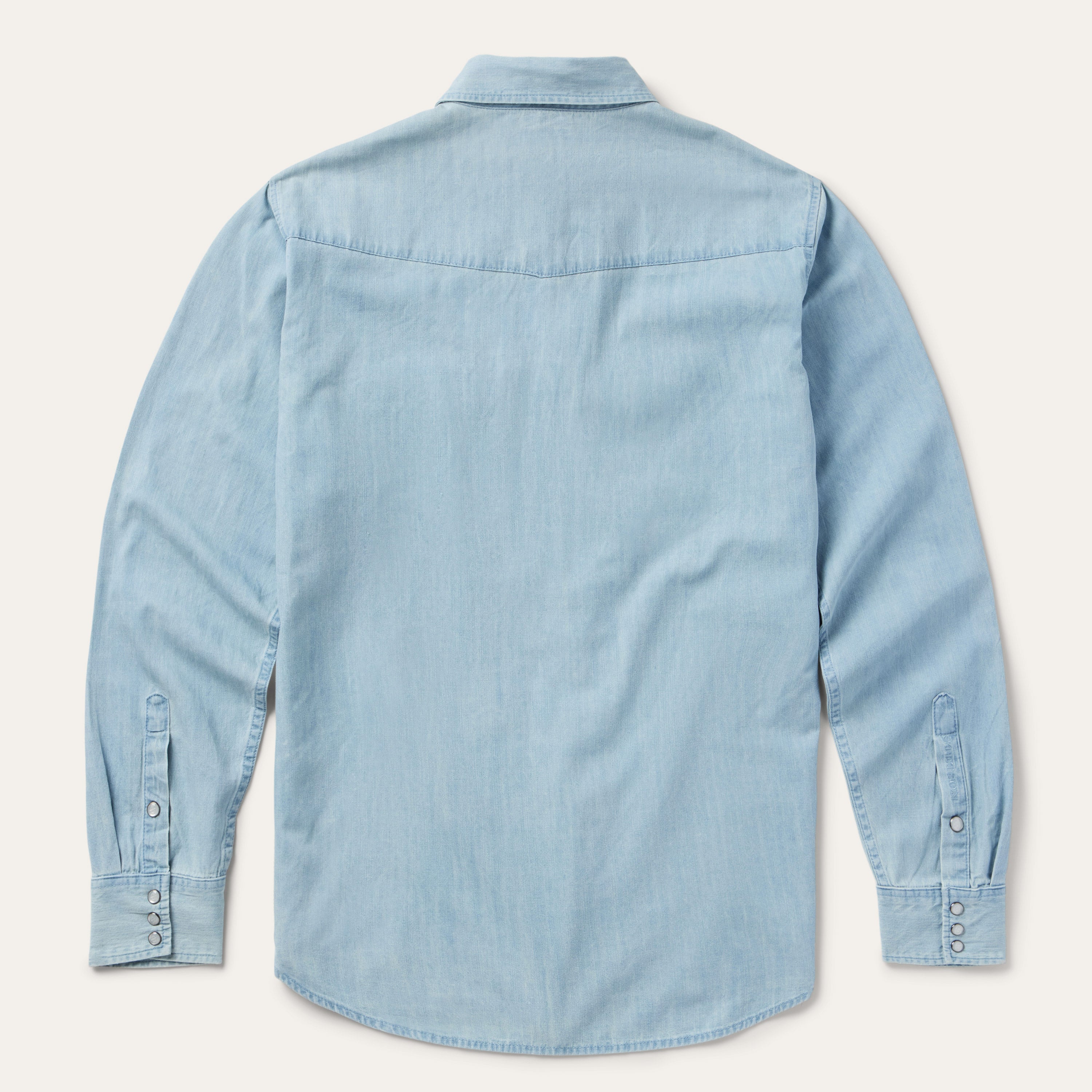 Chambray Oxford Western Shirt Blue | Stetson