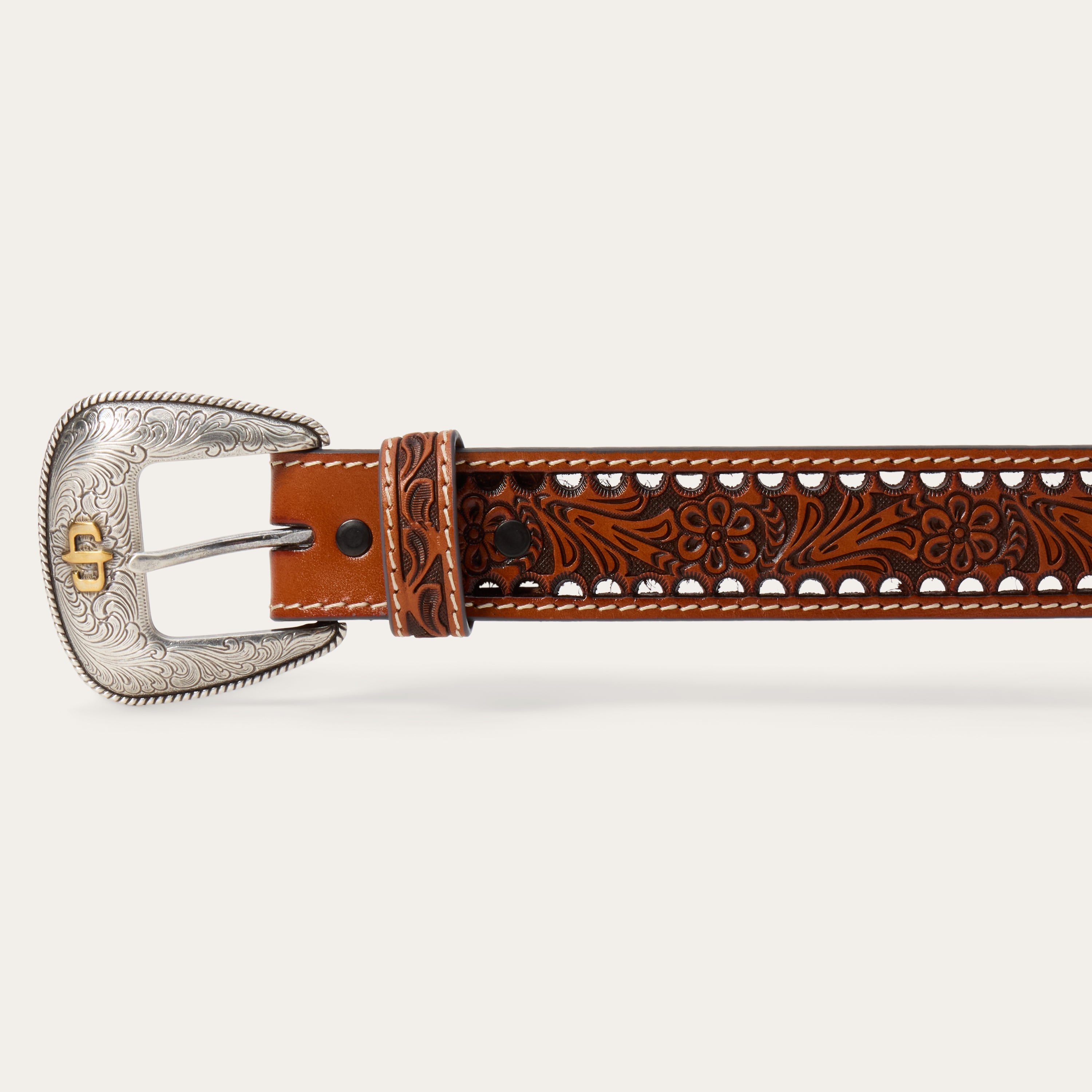 Women's Tooled Belt Natural | Stetson
