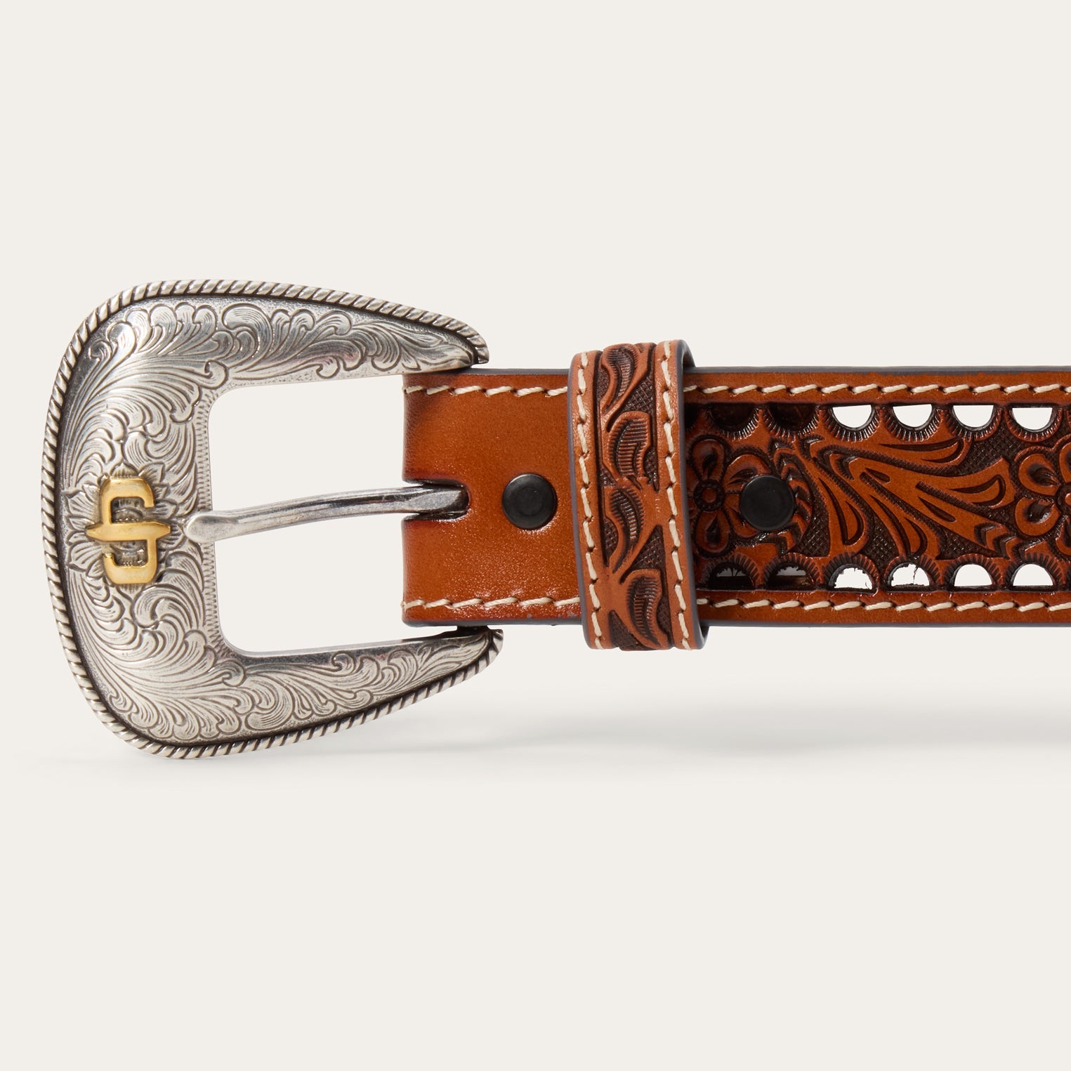 Women's Tooled Belt Natural | Stetson