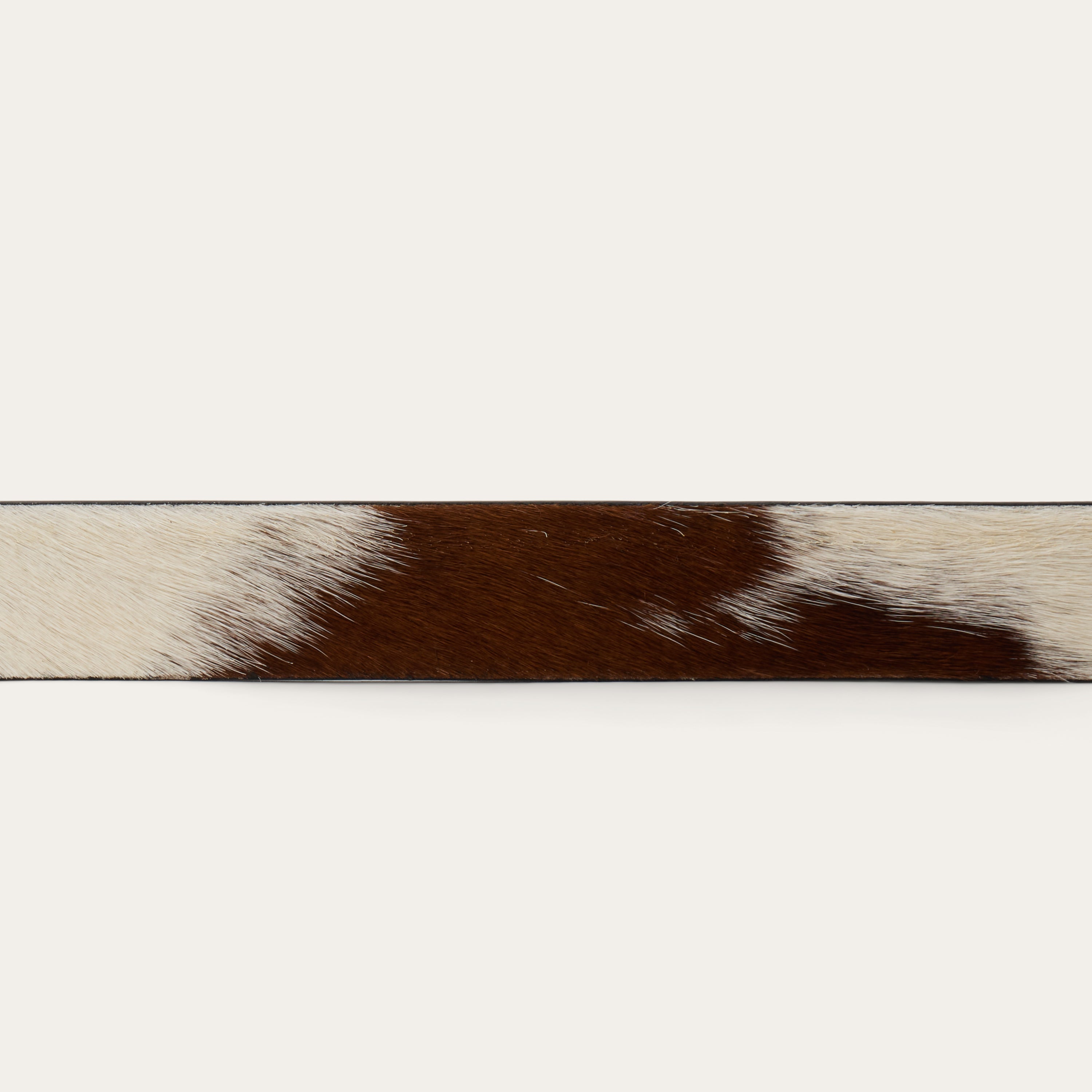 Hair-On-Hide Southwestern Buckle Belt Brown / White | Stetson