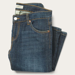 816 Classic Boot Cut Jeans In Dark Wash Blue | Women Stetson Denim