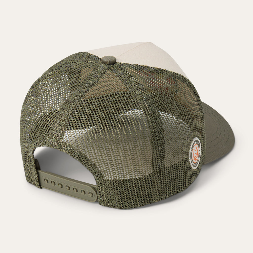 Outlaw Trucker Hat Olive/Cream | Stetson