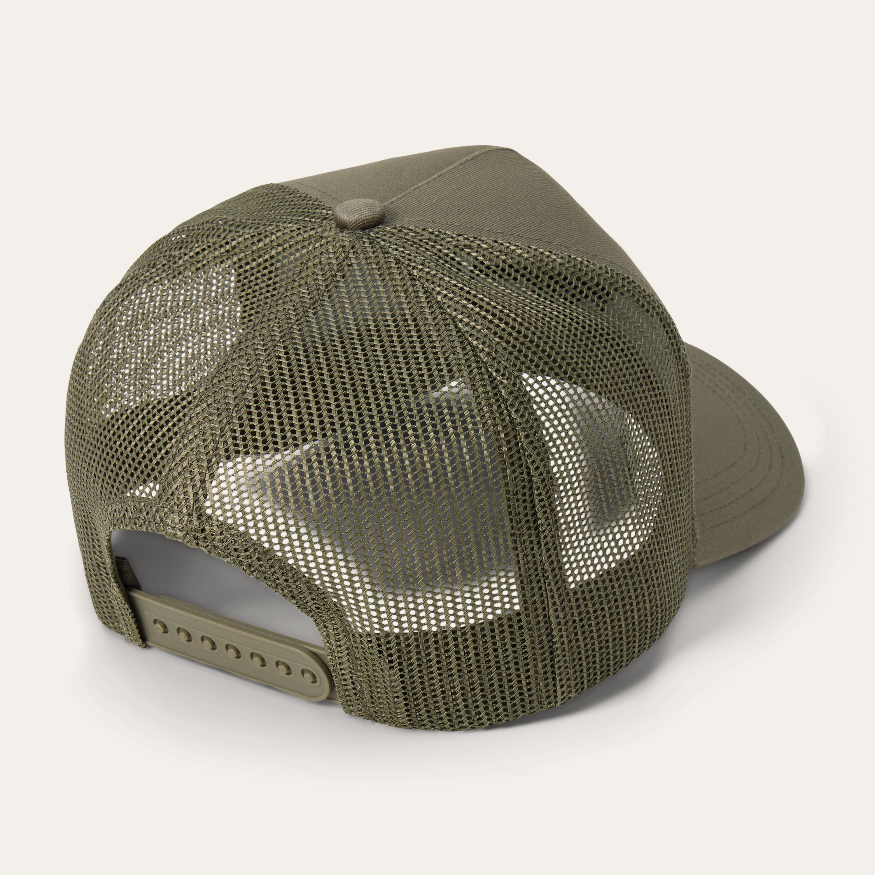 Bison Trucker Hat Olive | Stetson