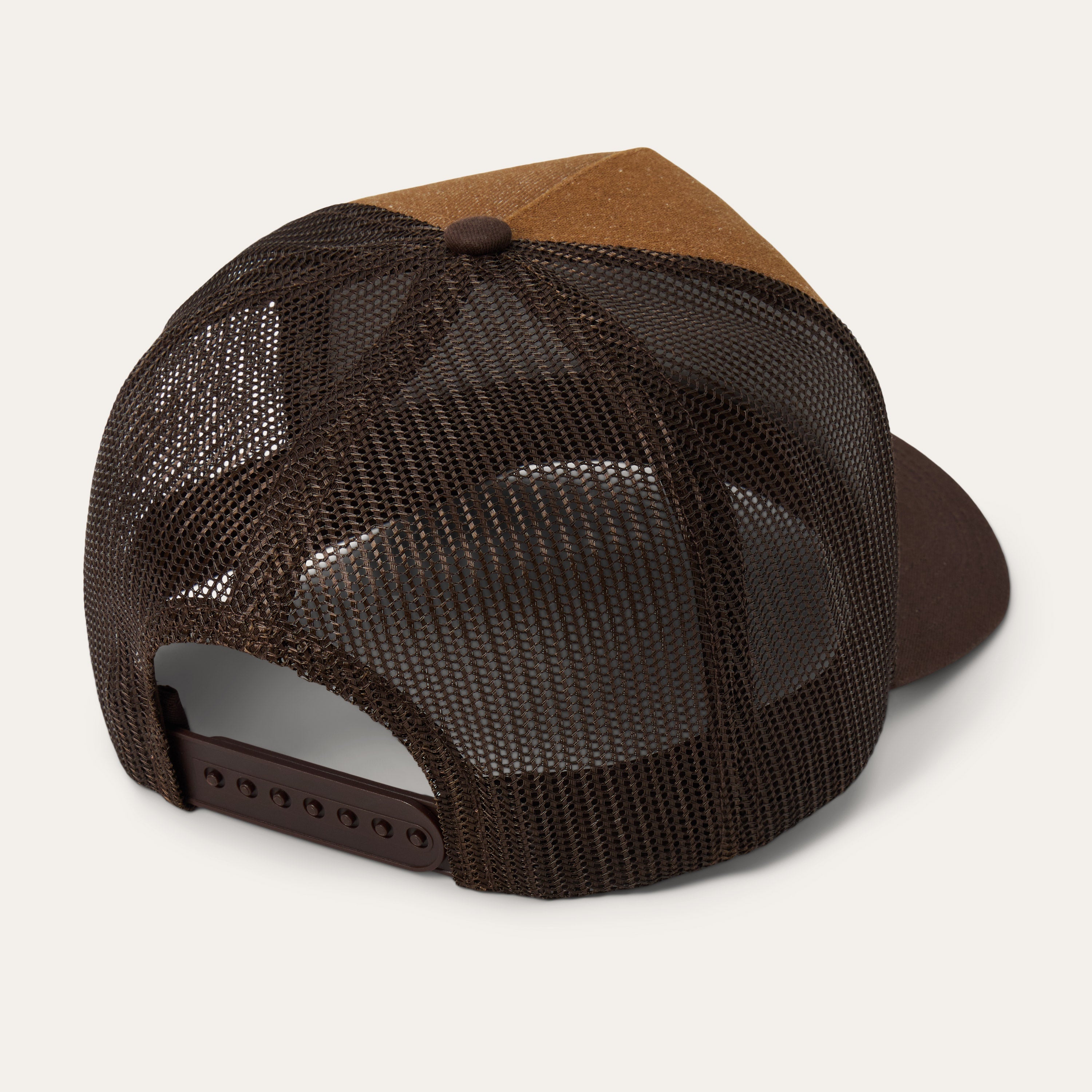 Bison Patch Trucker Hat Brown | Stetson