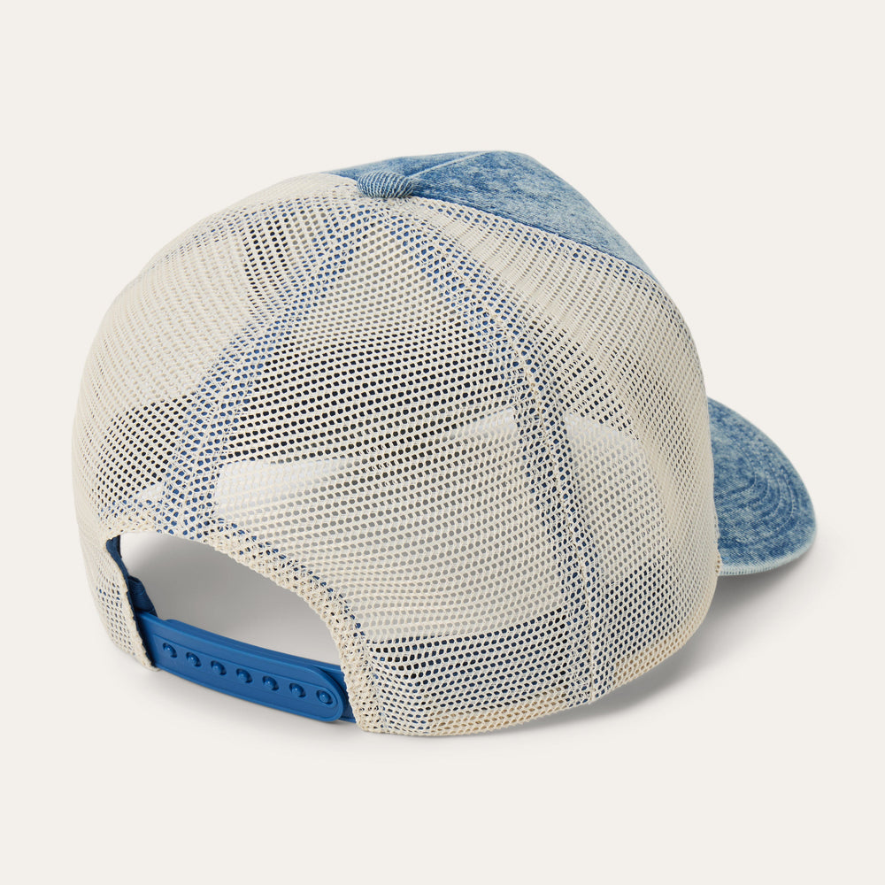 Bison Patch Trucker Hat Denim | Stetson