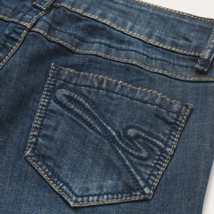 818 Bootcut Jean With &quot;S&quot; Back Pocket Blue | Women Stetson Denim
