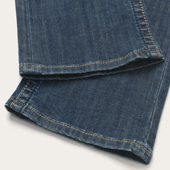 818 Bootcut Jean With &quot;S&quot; Back Pocket Blue | Women Stetson Denim