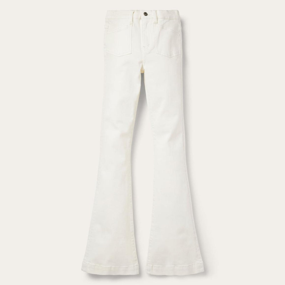 921 High Rise Flare Fit Jean White | Women Stetson Denim