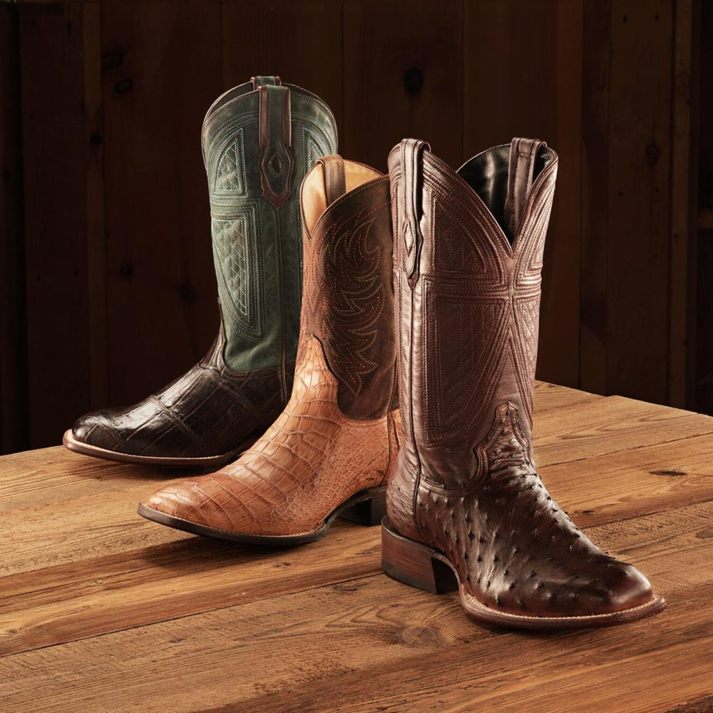 Aces Alligator Boots Brown | Men Stetson Exotics