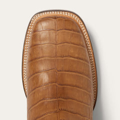 Aces Alligator Boots Brown | Men Stetson Exotics