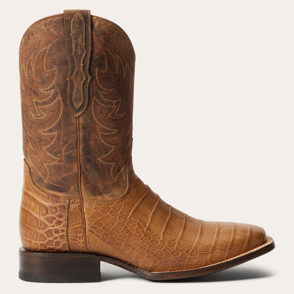 Aces Alligator Boots Brown | Men Stetson Western