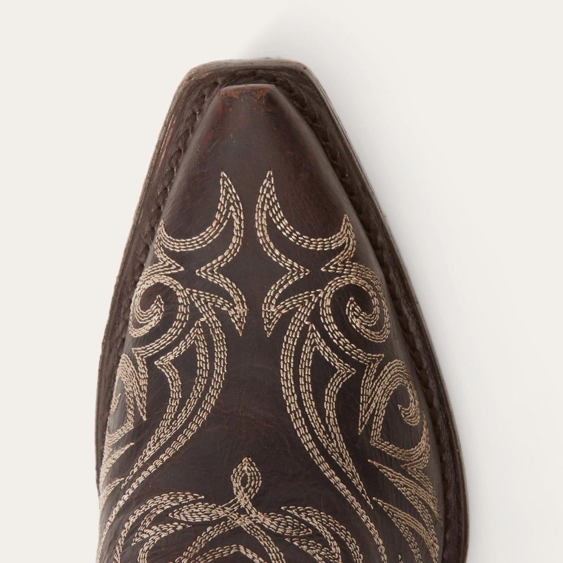 Adley Vintage Finished Leather Mules Brown | Women Stetson Mules