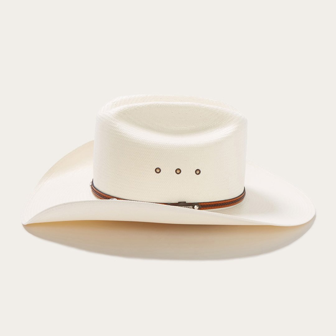 Alamo 8X Straw Cowboy Hat Natural | Men/Women Stetson Western