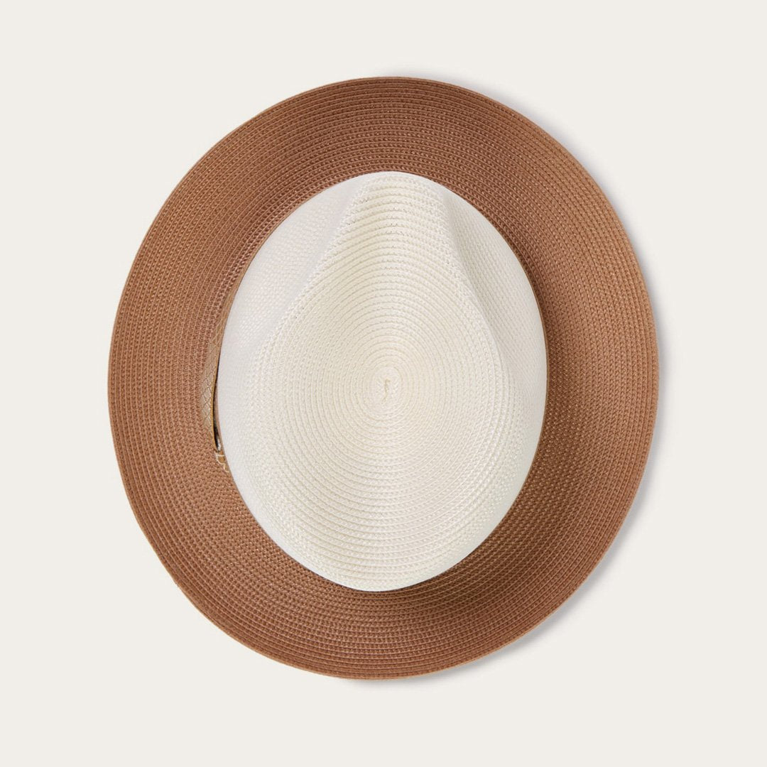 Andover Milan Fedora Ivory Cognac | Men/Women Stetson Fedora
