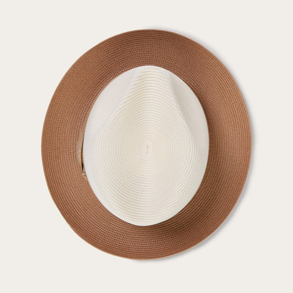Andover Milan Fedora Ivory Cognac | Men/Women Stetson Fedora