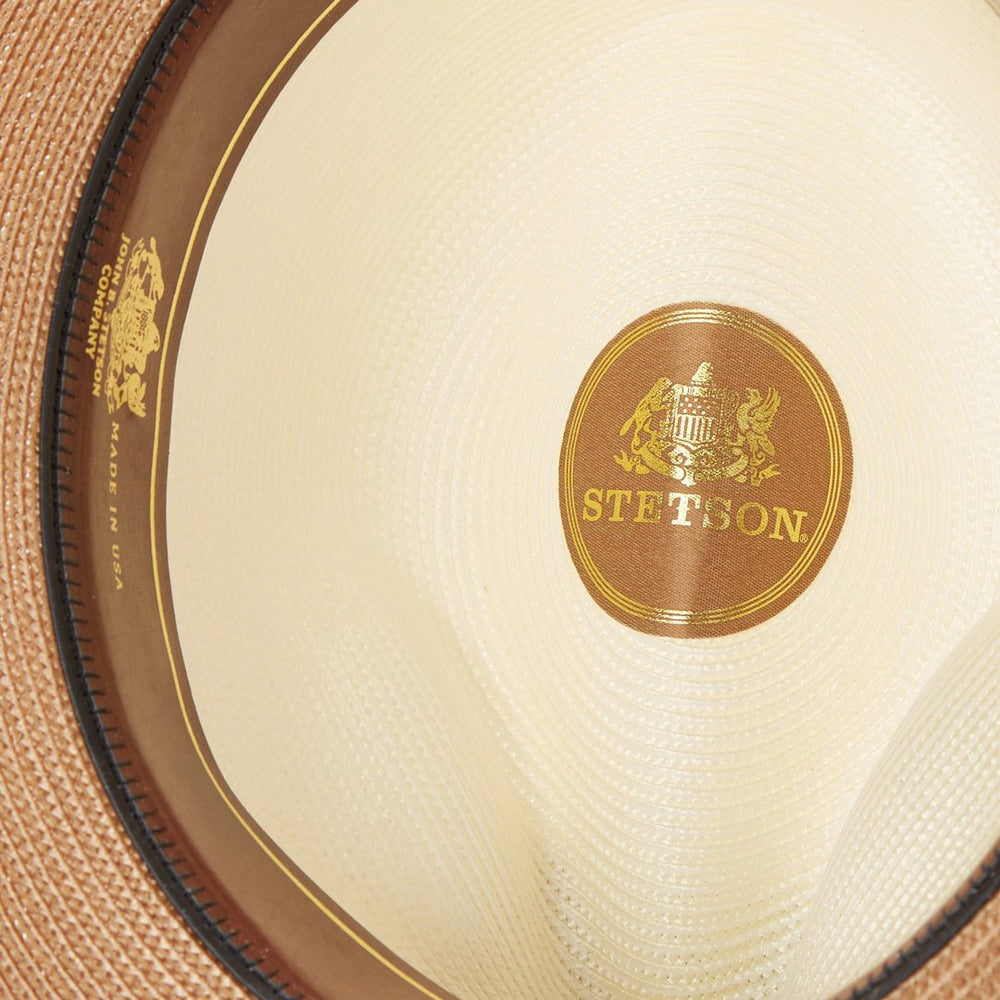 Andover Milan Fedora Ivory Cognac | Men/Women Stetson Fedora