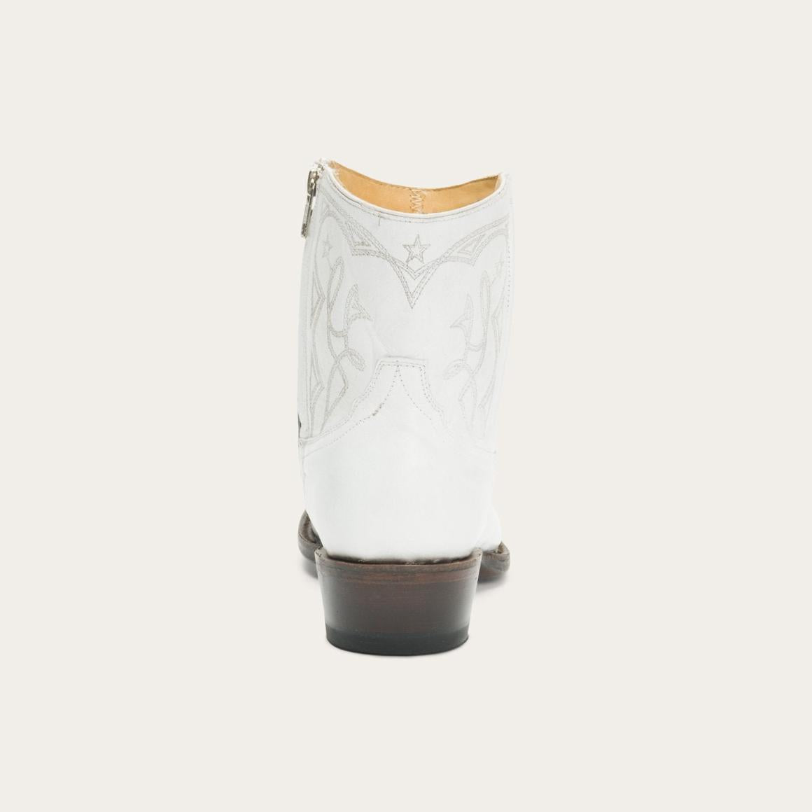 Annika Boots White | Women Stetson Shorties