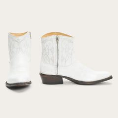 Annika Boots White | Women Stetson Shorties