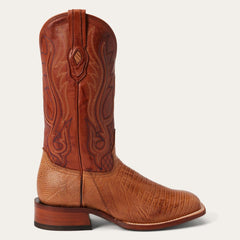 Arlington Teju Boot Tan | Men Stetson Exotics