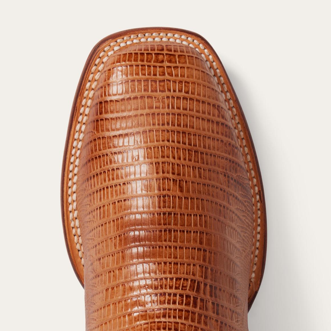 Arlington Teju Boot Tan | Men Stetson Exotics