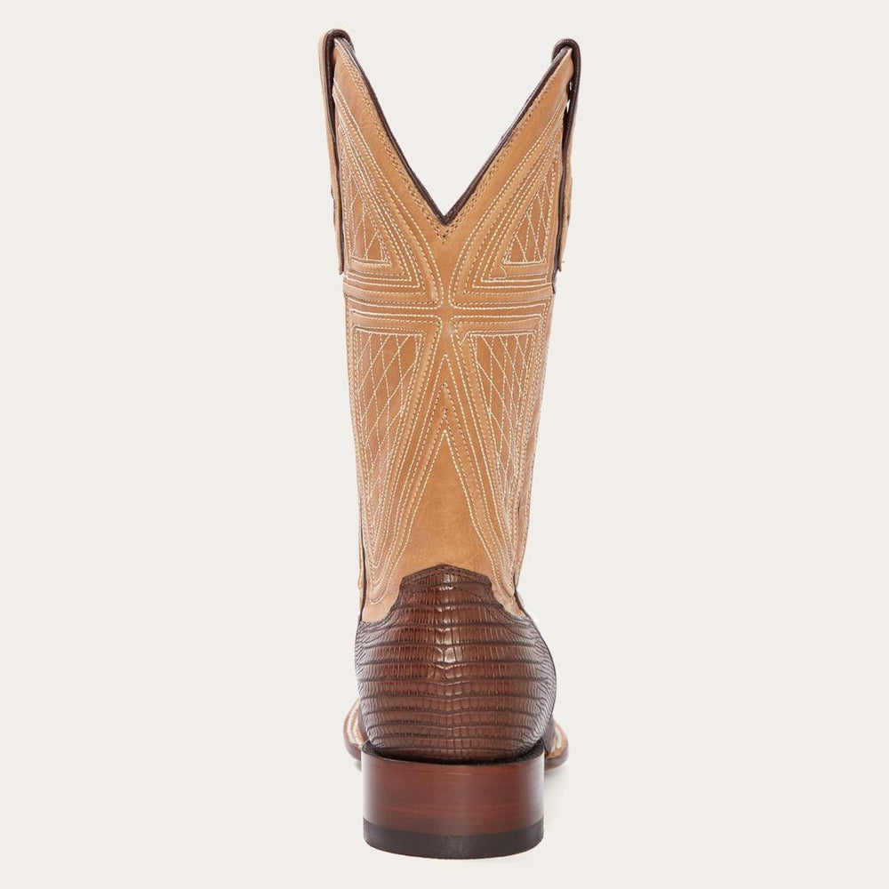 Beaumont Brown Teju Cowboy Boot Brown | Men Stetson Western