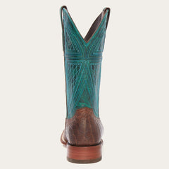 Big Horn Tobacco Alligator Cowboy Boot Brown | Men Stetson Exotics