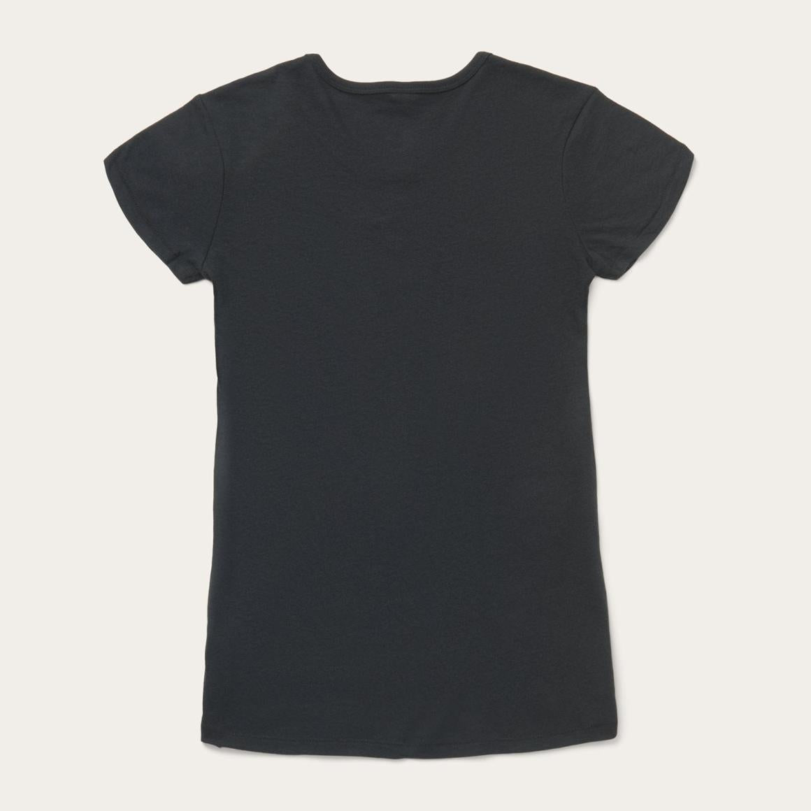 Bison Graphic Tee Black | Women Stetson Tees