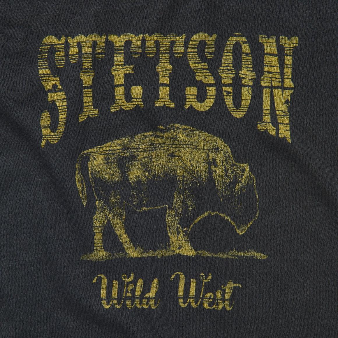 Bison Graphic Tee Black | Women Stetson Tees