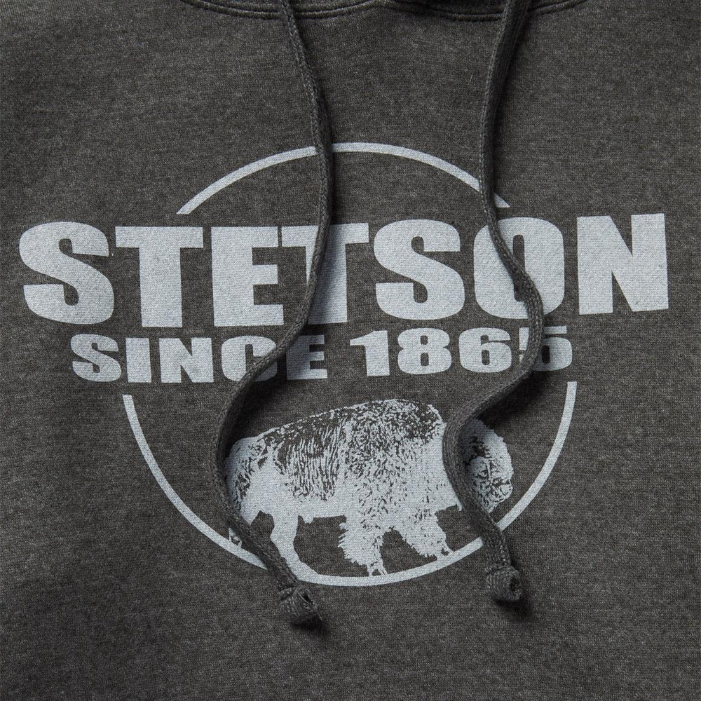 Bison Hoodie Grey | Men Stetson Sweaters &amp; Hoodies