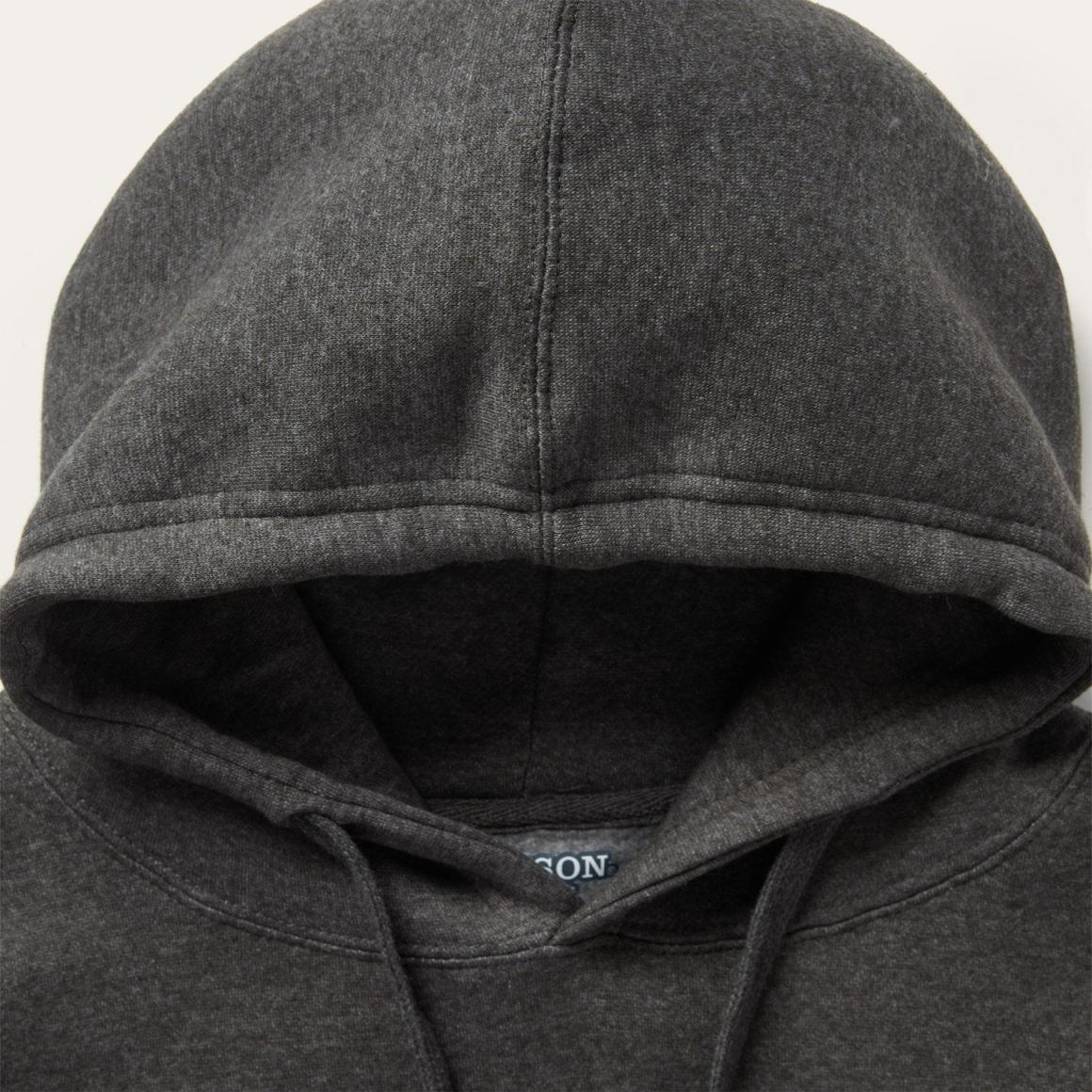 Bison Hoodie Grey | Men Stetson Sweaters &amp; Hoodies
