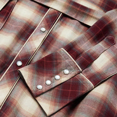 Black Cherry Plaid Shirt Dress Red | Women Stetson Midi