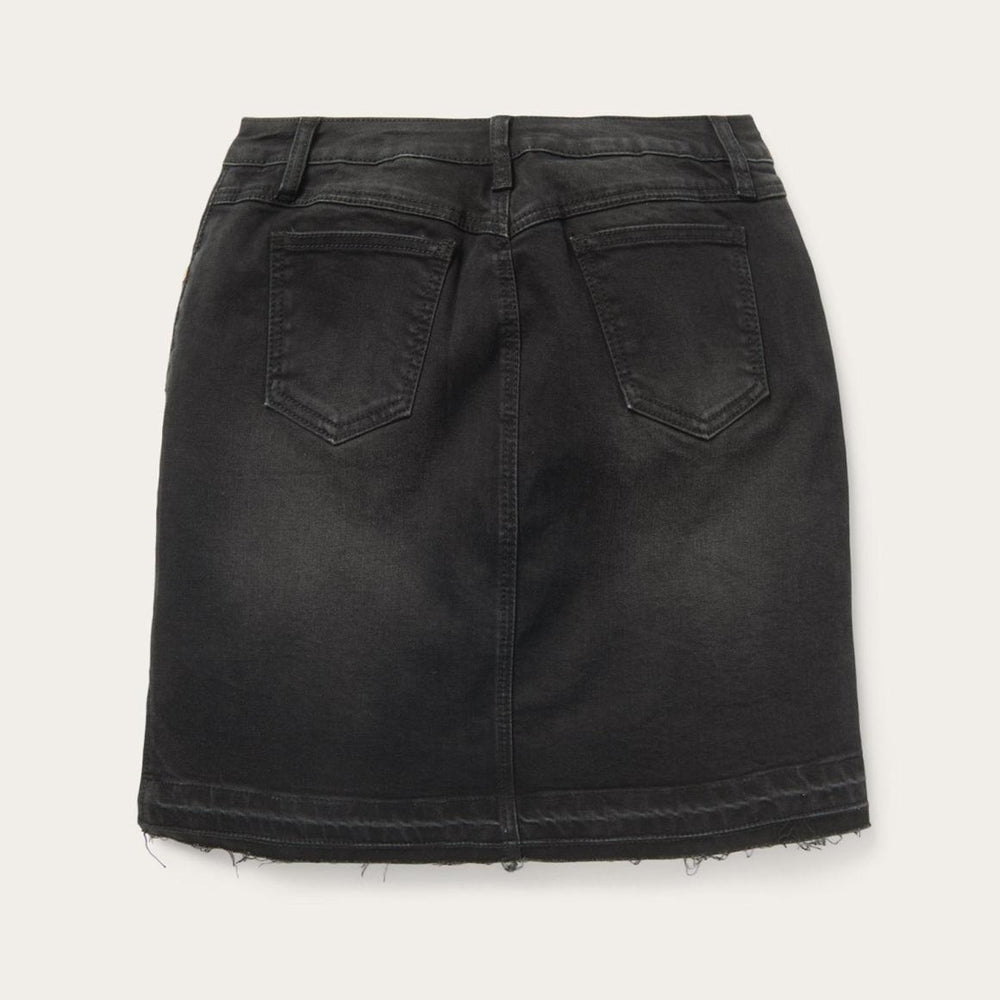 Black Denim 5-Pocket Skirt Black | Women Stetson Skirts &amp; Shorts