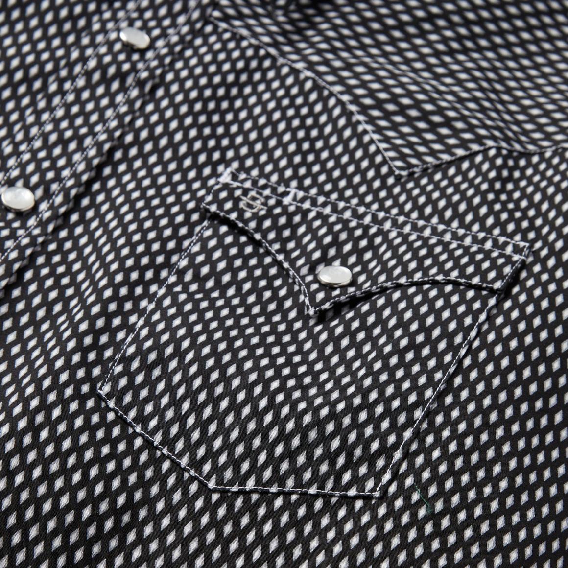 Black Diamond Shirt Black | Men Stetson Modern Cut