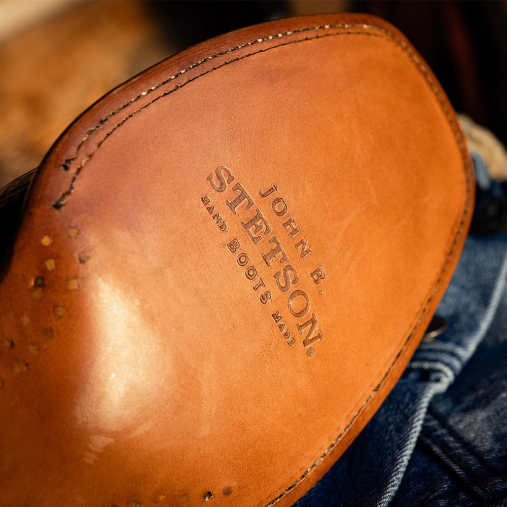 Black Falls Alligator Cowboy Boot Black | Men Stetson Western